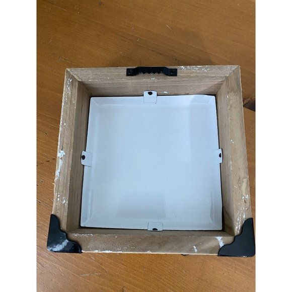 GRATEFUL Farmhouse 5.5” Metal Enamel Wood Sign Decor - Picture 4 of 6